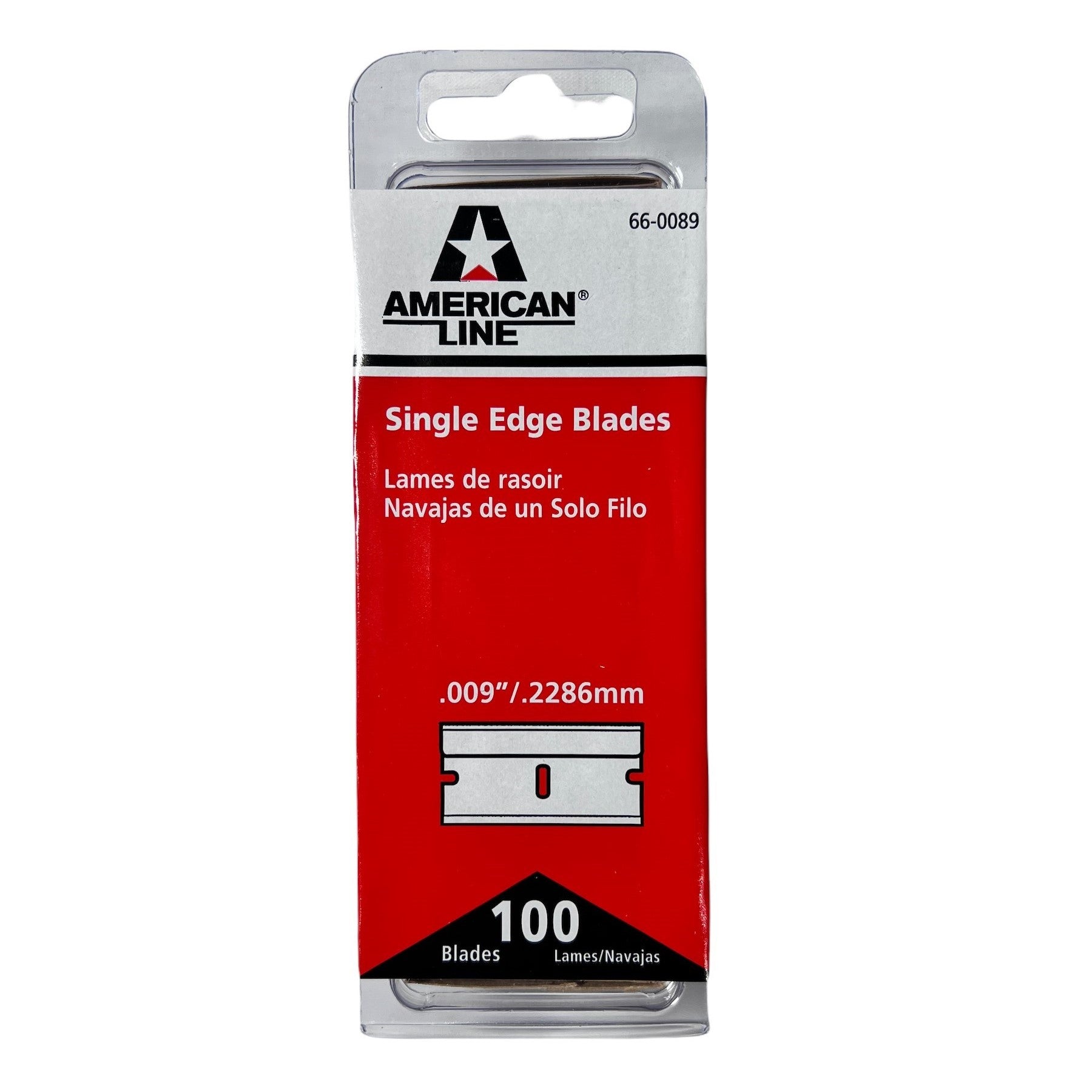 1" Carbon Steel Single Edge Blades (100 pack)