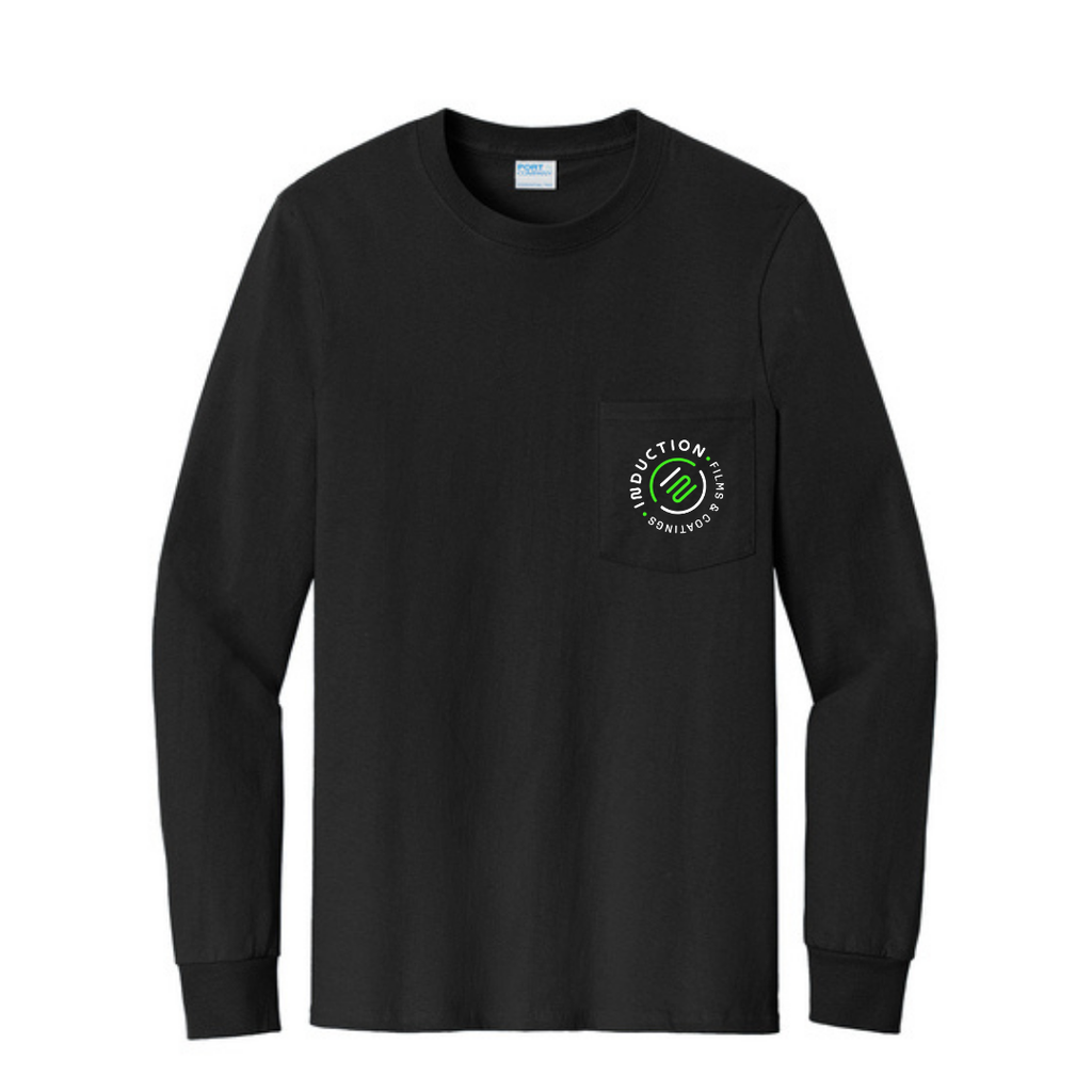 Induction Men's Long Sleeve T-Shirt With Pocket