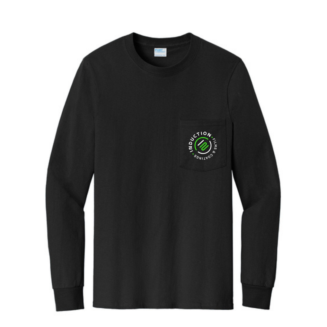 Induction Men's Long Sleeve T-Shirt With Pocket