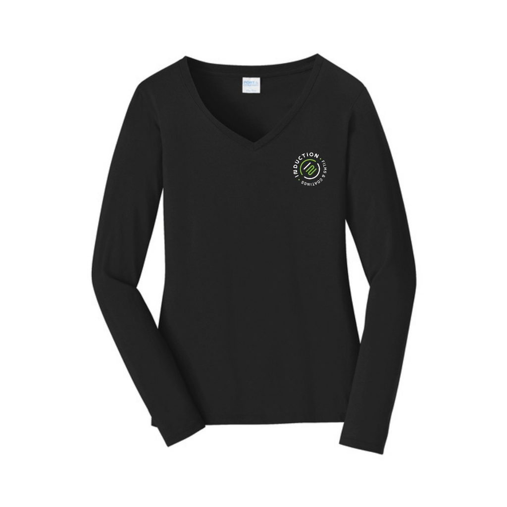 Women's Long Sleeve T-Shirt V-Neck